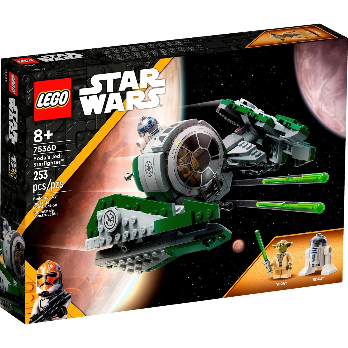 Конструктор LEGO Star Wars™ Джедайский истребитель Йоды (75360)