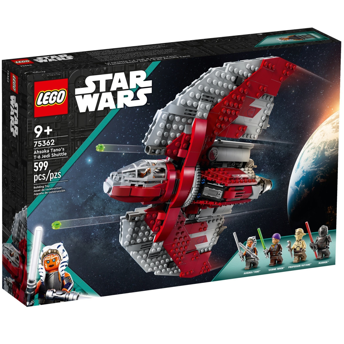 Конструктор LEGO Star Wars™ Шатл джедаїв T-6 Асоки Тано (75362)