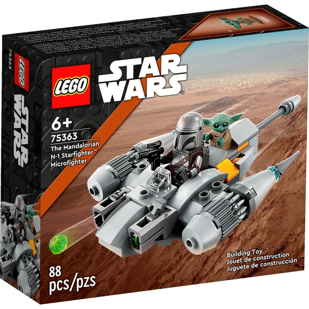 Конструктор LEGO Star Wars™ Мандалорський зоряний винищувач N-1. Мікровинищувач (75363)