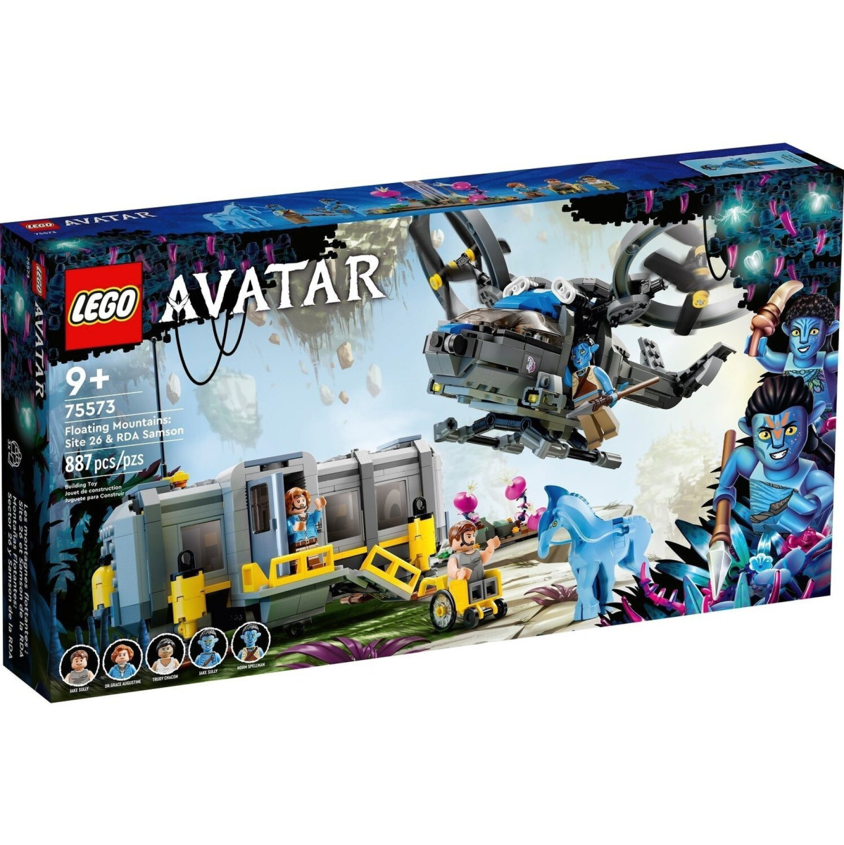 Конструктор LEGO Avatar Гори Алілуя: 26-а ділянка та вантажний конвертоплан «Самсон» (75573)