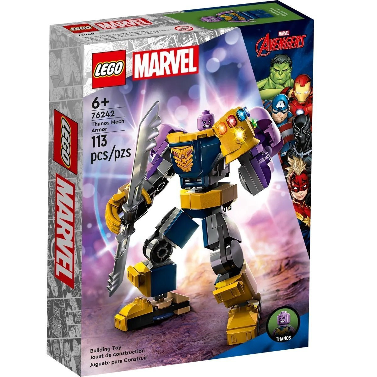 Конструктор LEGO Super Heroes Робоброня Таноса (76242)