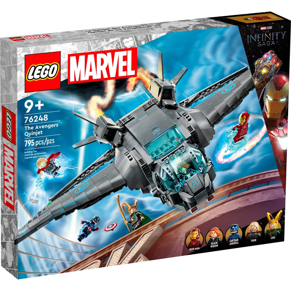 Конструктор LEGO Super Heroes Квинджет Мстителей (76248)