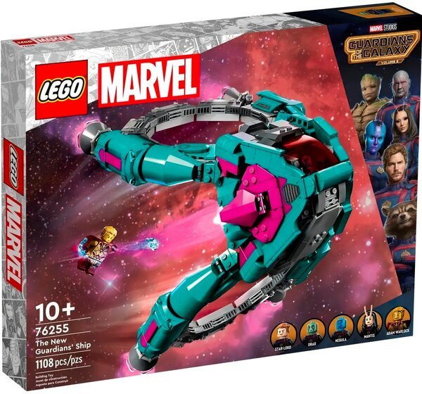 Конструктор LEGO Marvel Новый звездолет Часовых Галактики (76255)
