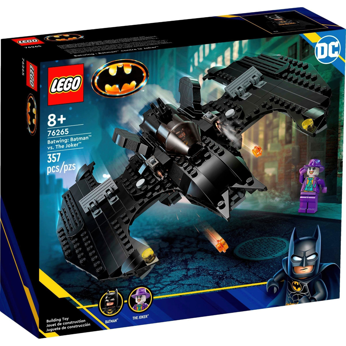 Конструктор LEGO DC Batman™ Бетмоліт: Бетмен проти Джокера (76265)