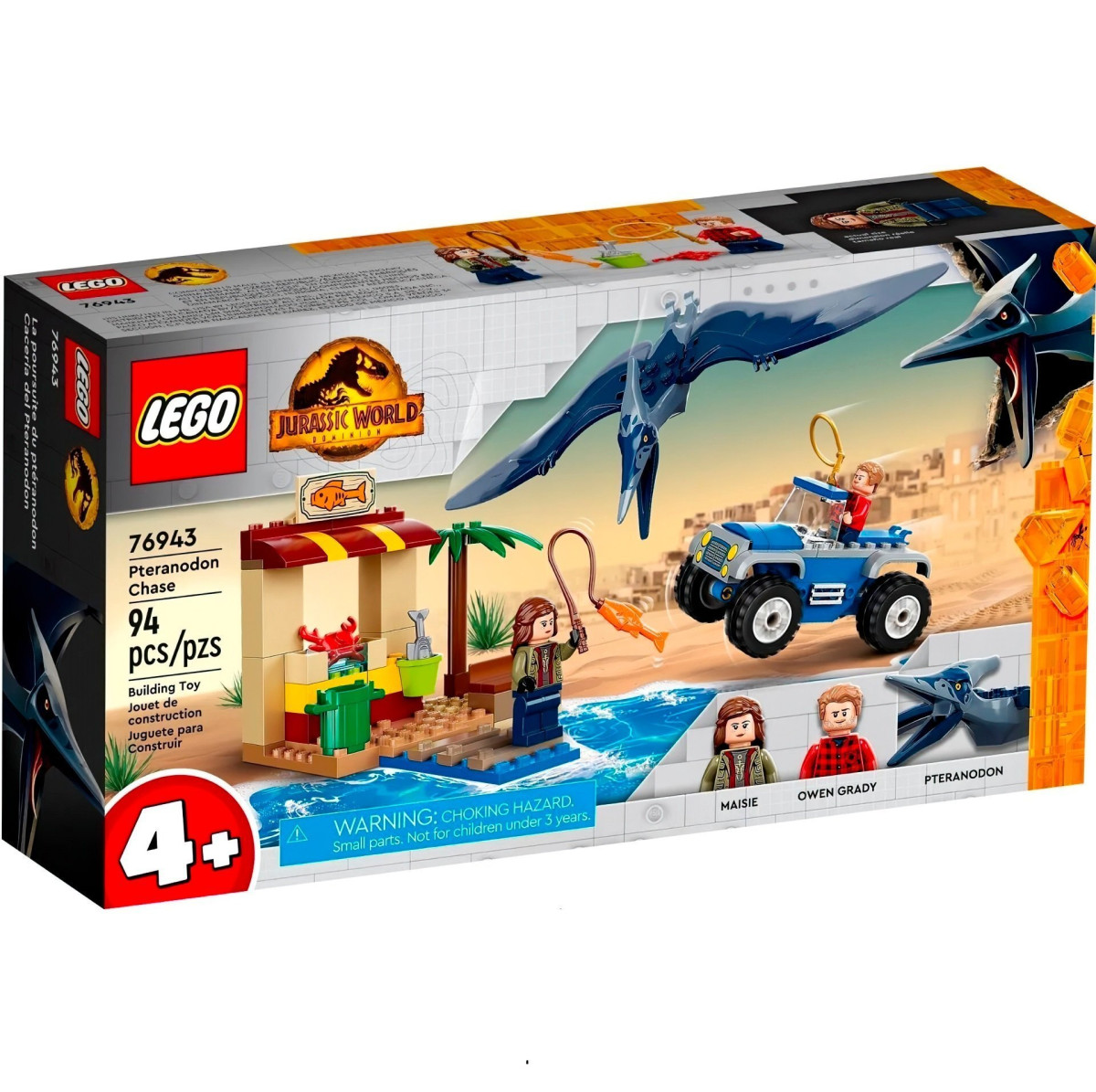 Конструктор LEGO Jurassic World Погоня за птеранодоном (76943)