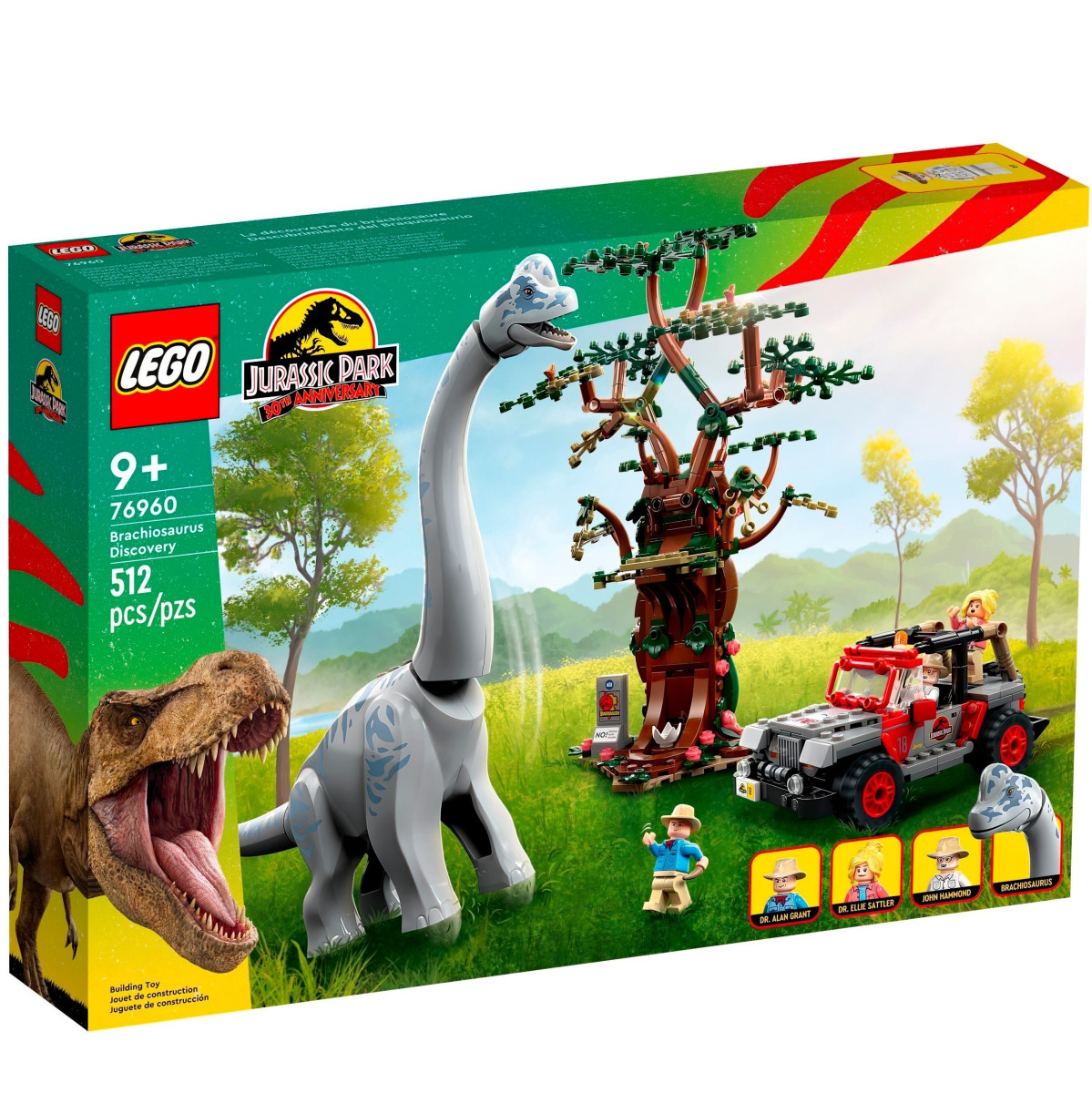 Конструктор LEGO Jurassic Park Відкриття брахіозавра (76960)