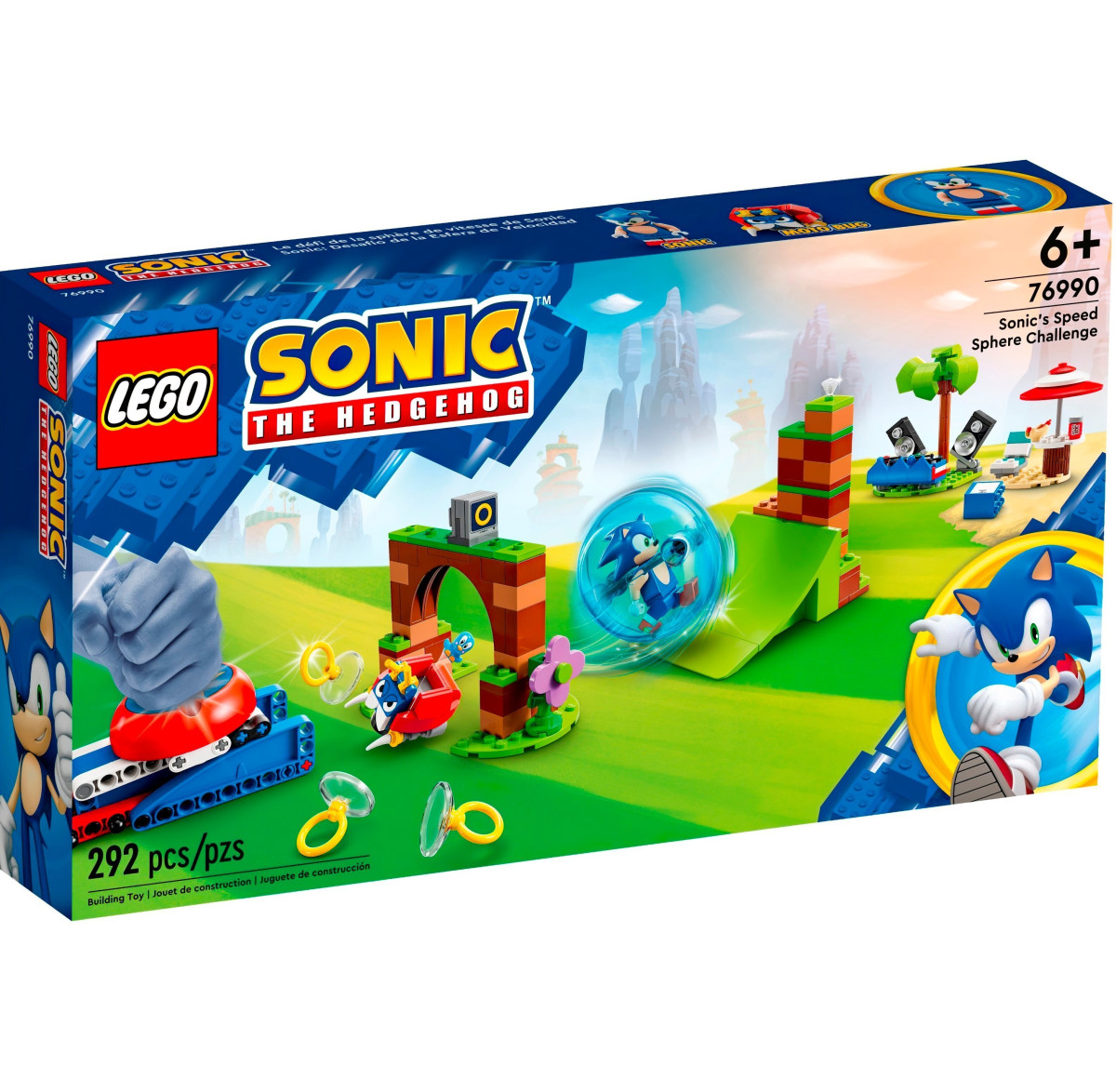 Конструктор LEGO Sonic the Hedgehog Змагання швидкісної сфери Соніка (76990)