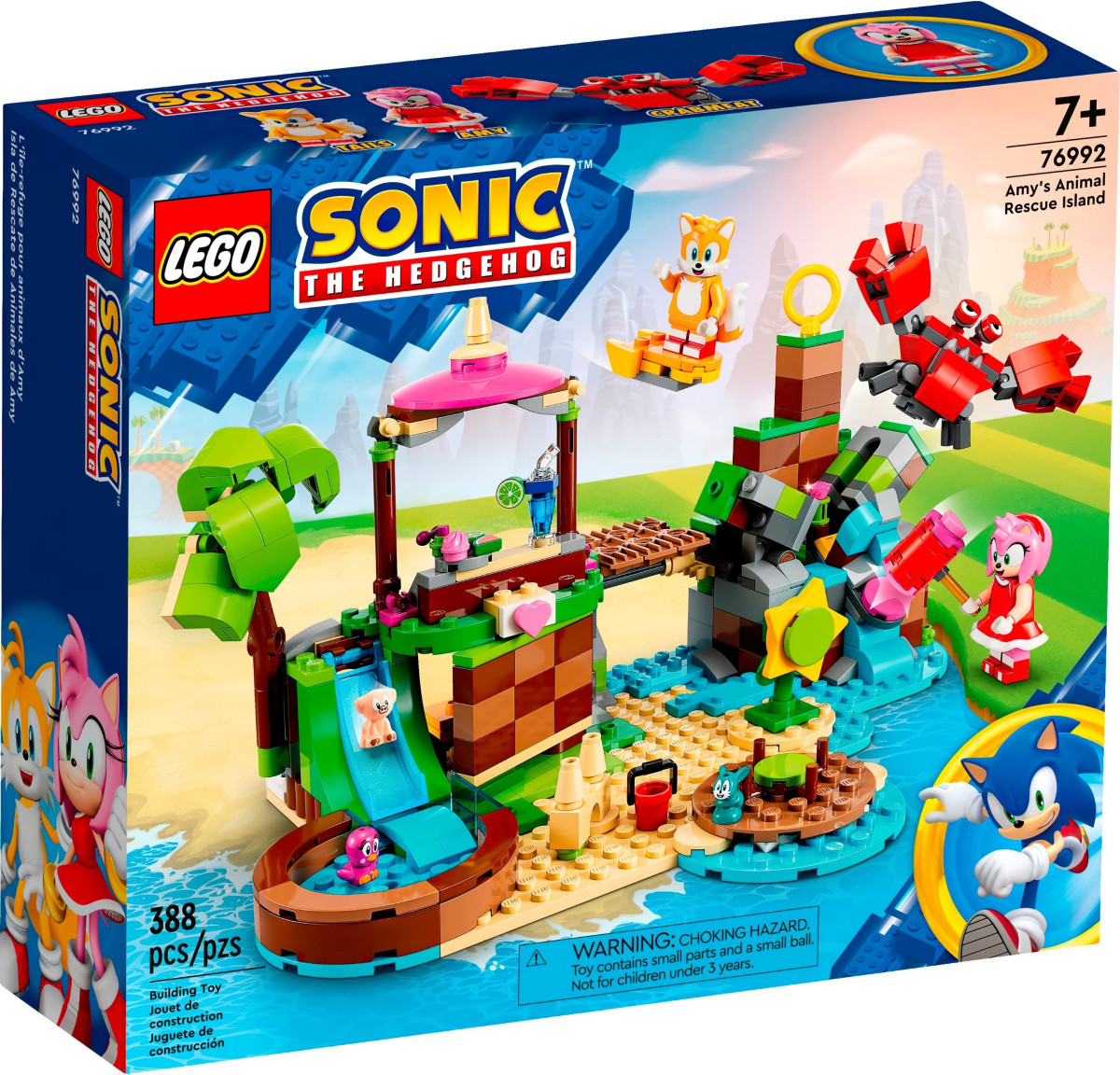 Конструктор LEGO Sonic the Hedgehog Остров Эми для спасения животных (76992)