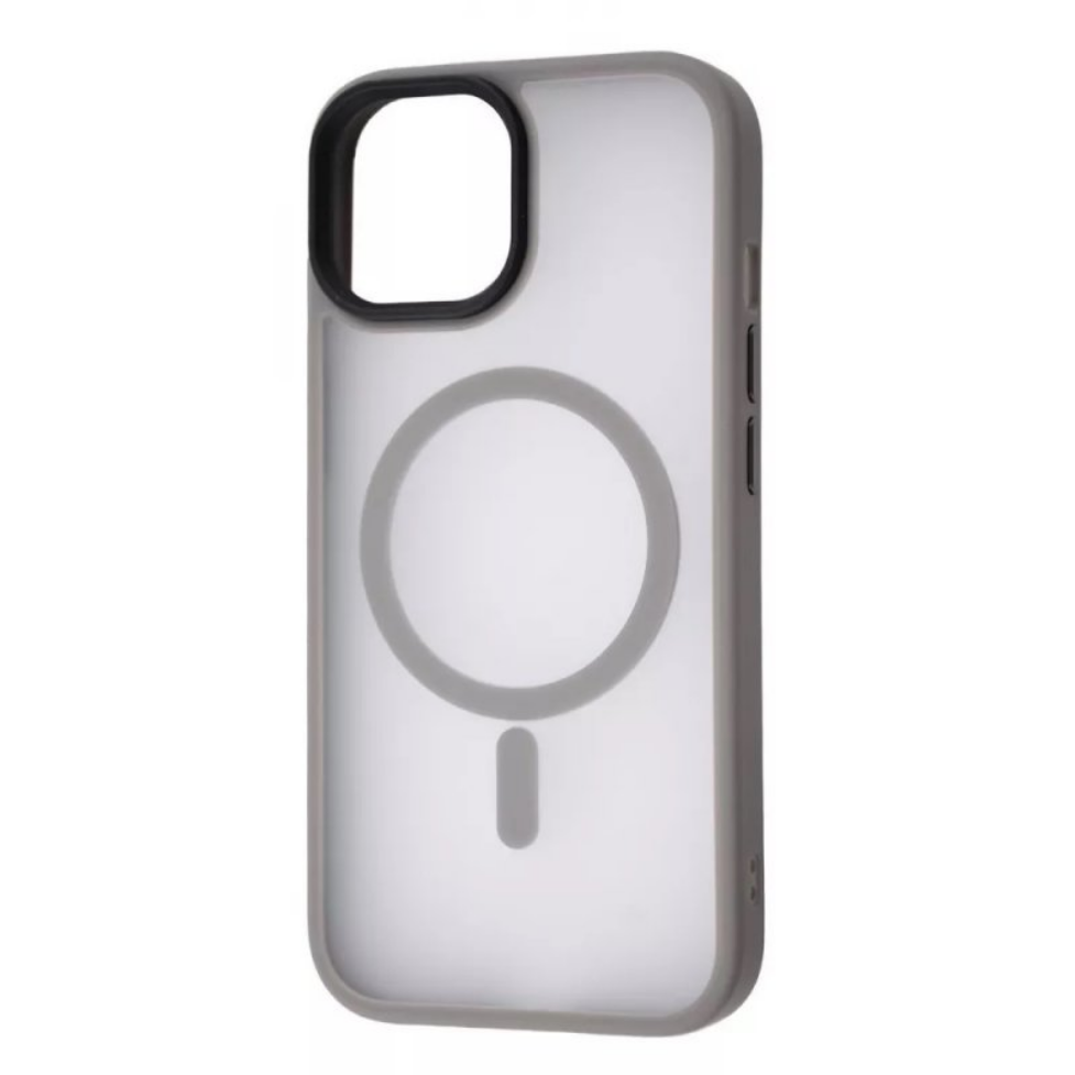 Чехол-накладка WAVE iPhone 15 Matte Insane Case with MagSafe Grey