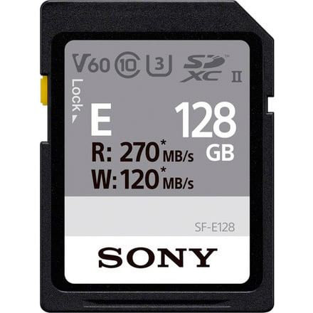 Карта пам'яті  Sony SDXC  128GB C10 UHS-II U3 V60 (SFE128A.ET4)
