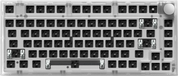 Клавіатура MK750 White Transparent DIY barebone wireless Tree-Mode (MK750-5880)