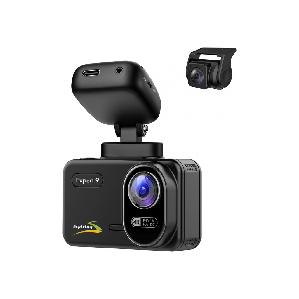 Відеореєстратор Aspiring Expert 9 Speedcam WI-FI GPS 2K 2 cameras