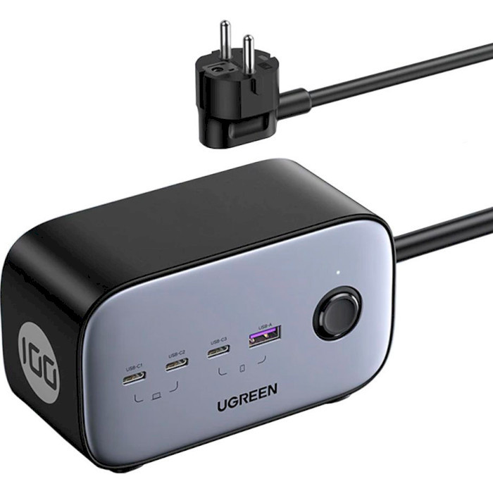 Зарядное устройство Ugreen CD270 GaN DigiNest Pro (60167)