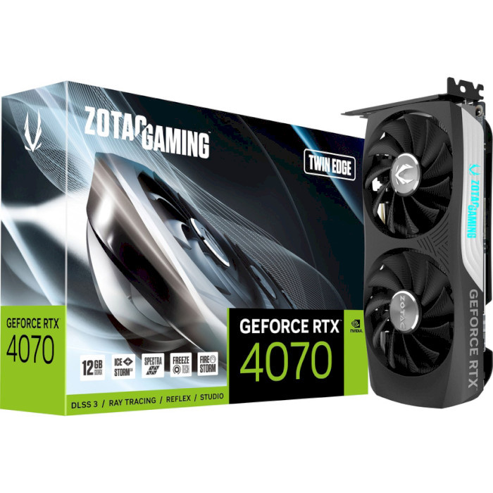 Видеокарта Zotac Gaming GeForce RTX 4070 Twin Edge 12288MB (ZT-D40700E-10M)