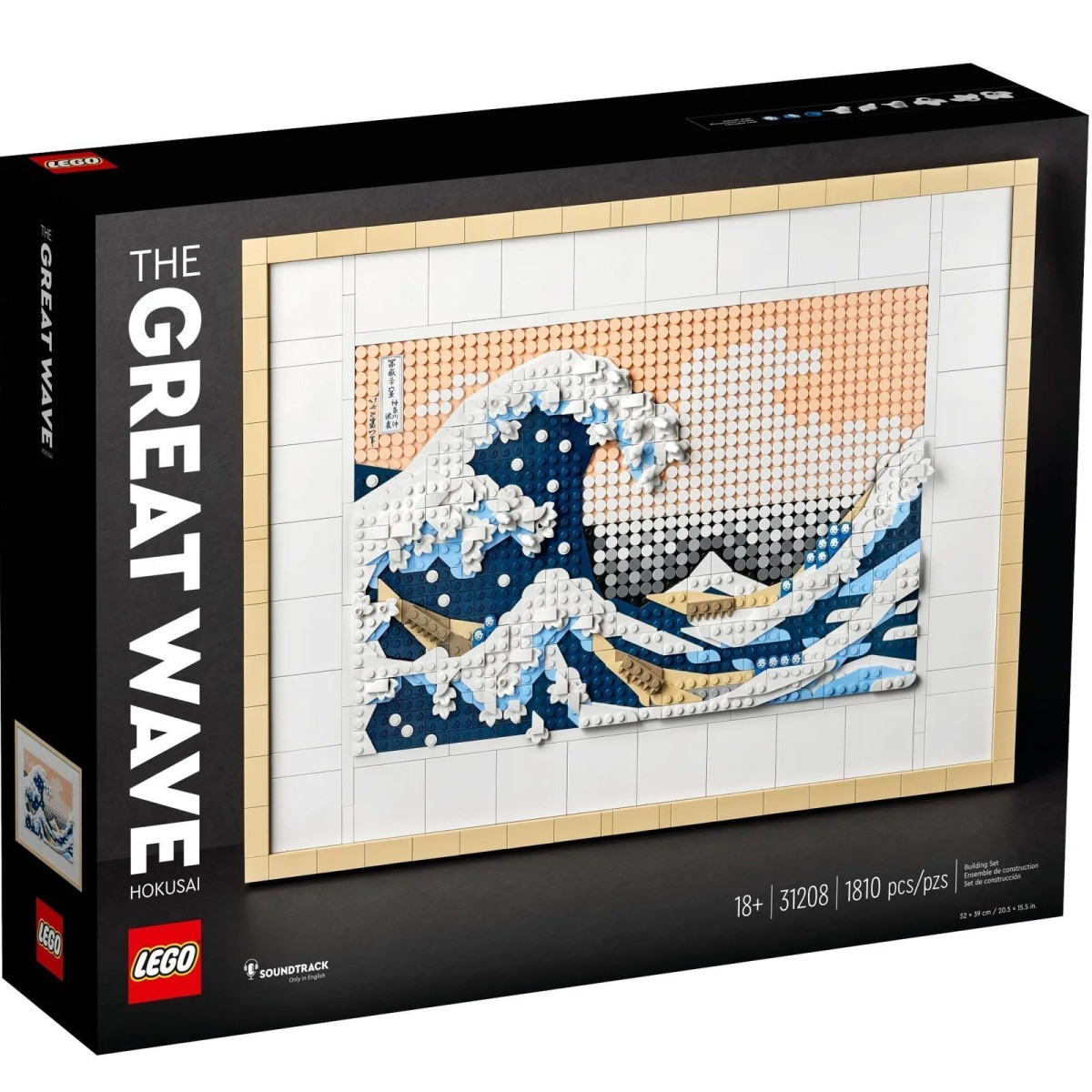 Конструктор LEGO ART Хокусай, «Велика хвиля»