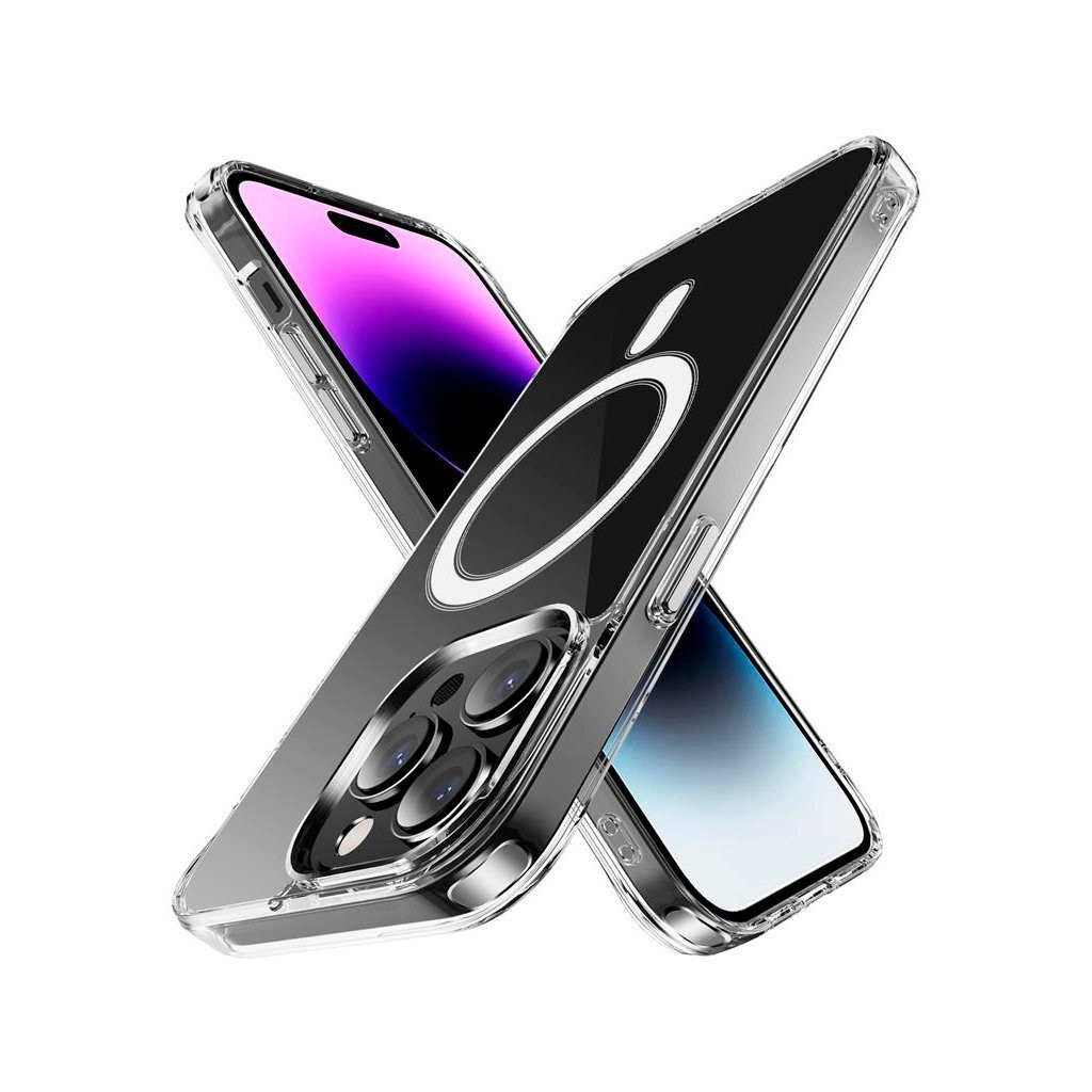 Чехол для смартфона 2E Basic Apple iPhone 15 Plus Transparent MagSafe Cover Clear (2E-IPH-15PRM-OCLS-CL)
