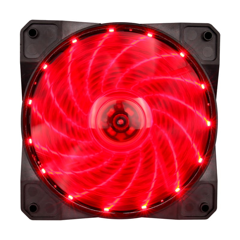 Вентилятор 1stPlayer A1-3P-15LED Red bulk
