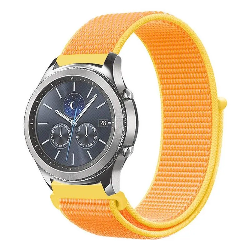 Ремінець для фітнес браслета BeCover Nylon Style для Xiaomi iMi KW66/Mi Watch Color/Haylou LS01/Watch S1 Active Yellow (705887)