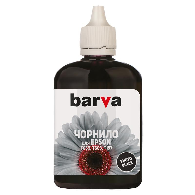 Чорнило Barva EPSON T059/T157/T543/544/T605/606/T602/603/563 (Photo black) (E059-445) 90g