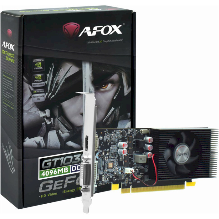 Видеокарта Afox GeForce GT 1030 4GB GDDR4 (AF1030-4096D4L5)