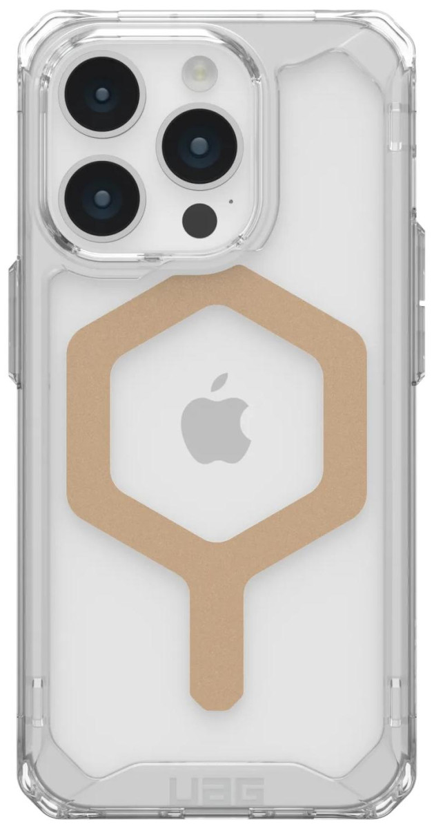 Панель UAG Plyo Case with MagSafe for iPhone 15 Pro - Ice/Gold (114286114381)