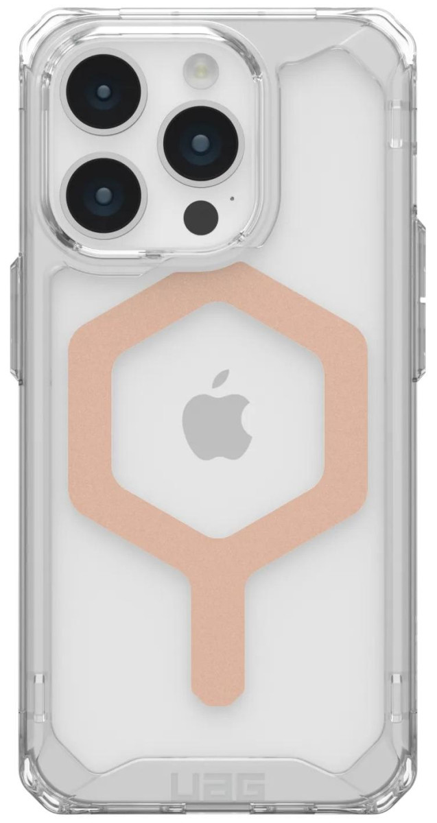 Панель UAG Plyo Case with MagSafe for iPhone 15 Pro - Ice/Rose Gold (114286114348)