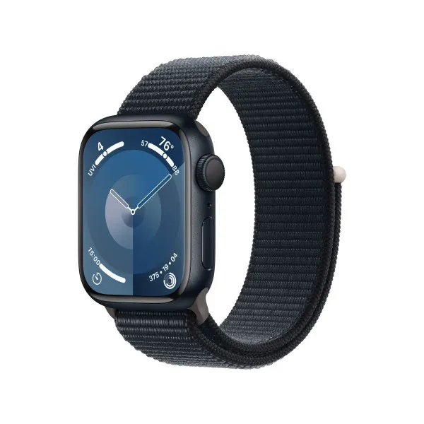 Смарт-годинник Apple Watch Series 9 41mm (GPS) Midnight Aluminum Case with Midnight Sport Loop (MR8Y3)