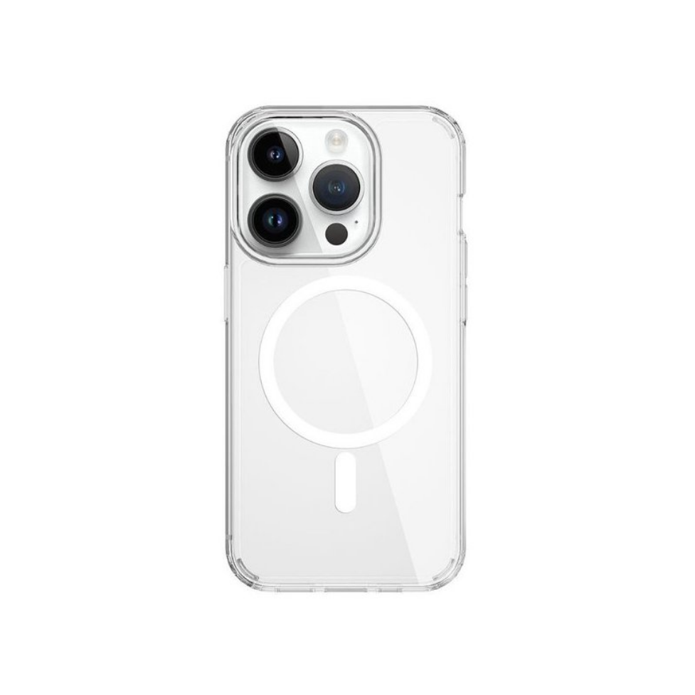 Чехол-накладка WIWU Apple iPhone 15 Pro Magnetic Crystal Series Case Transparent (MCC-101)