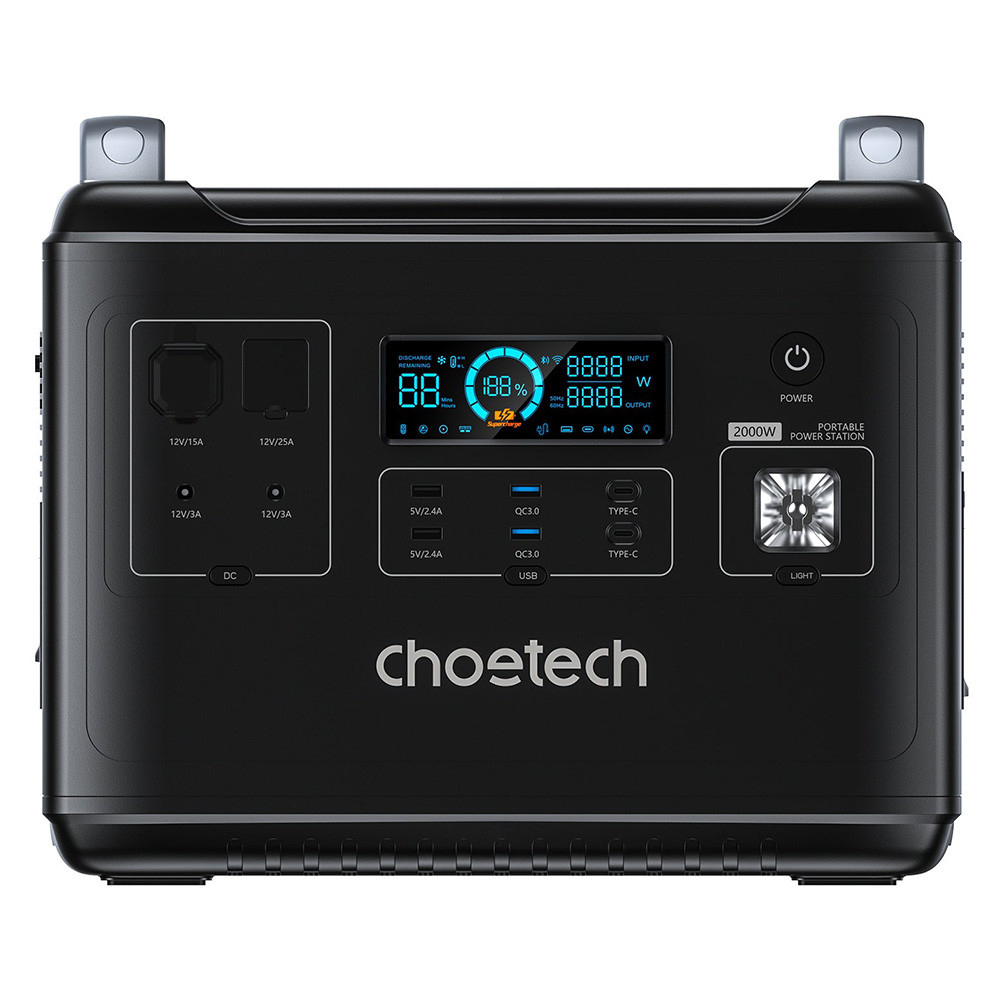 Зарядна станція Choetech 2000Wh (BS006/BS006-EU-BK-Z)