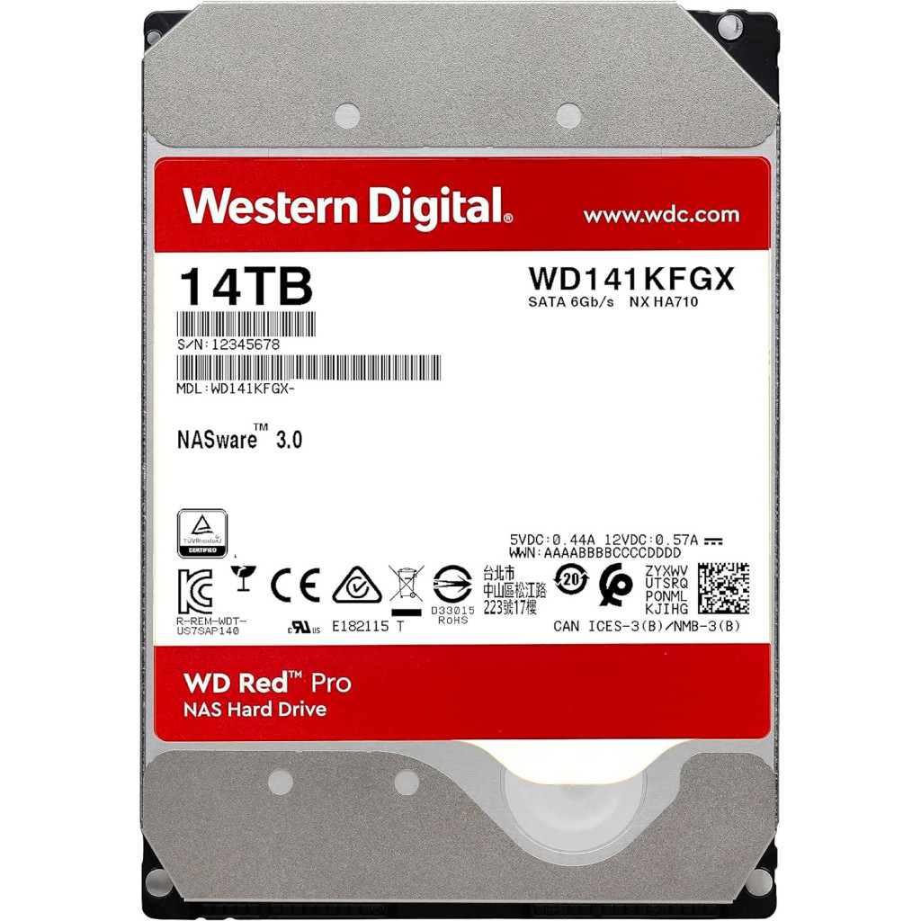 Жорсткий диск WD 3.5" 14TB (WD142KFGX)