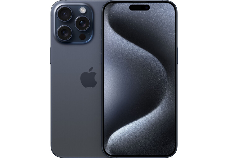 Смартфон Apple iPhone 15 Pro 256GB Blue Titanium (MTV63) UA