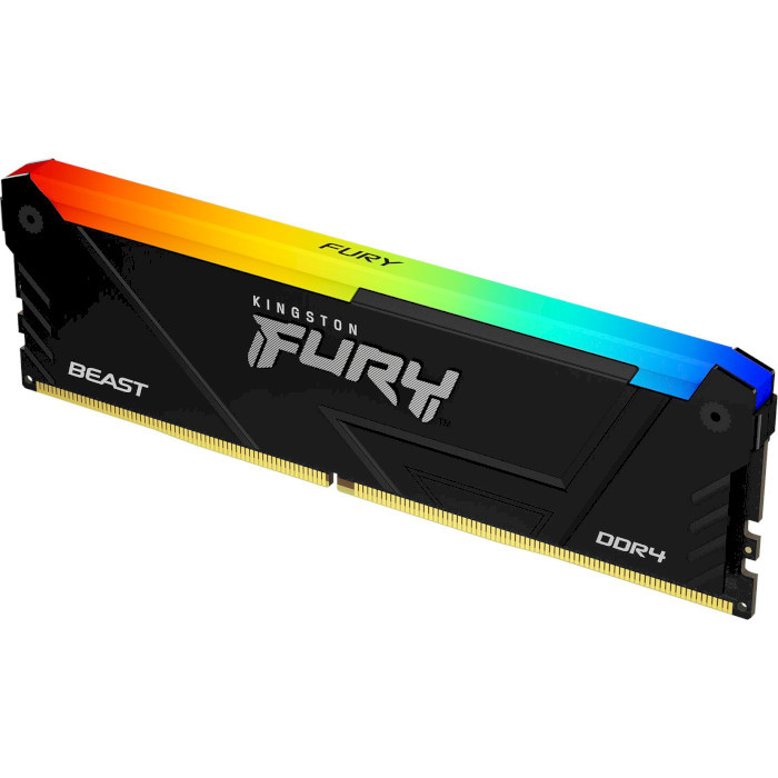 Оперативна пам'ять Kingston Fury (ex.HyperX) DDR4 16GB 3733 MHz Beast RGB (KF437C19BB12A/16)