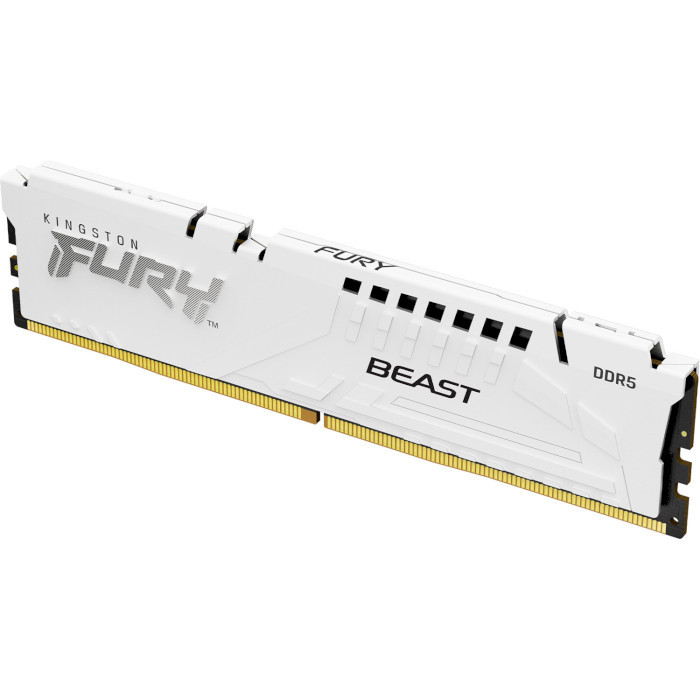 Оперативна пам'ять Kingston Fury (ex.HyperX) DDR5 16GB 5200 MHz Beast AM5 White (KF552C36BWE-16)