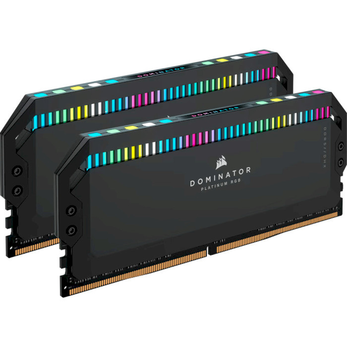 Оперативная память Corsair DDR5 32GB (2x16GB) 6400 MHz Dominator Platinum RGB Black (CMT32GX5M2B6400C32)