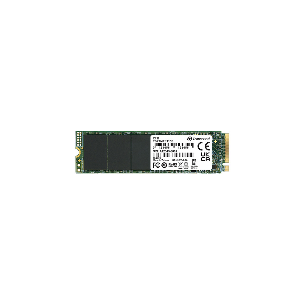 SSD накопитель Transcend SSD M.2 2280 250GB (TS250GMTE115S)