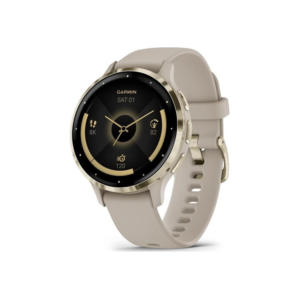 Смарт-часы Garmin Venu 3S French Gray/Soft Gold (010-02785-02)