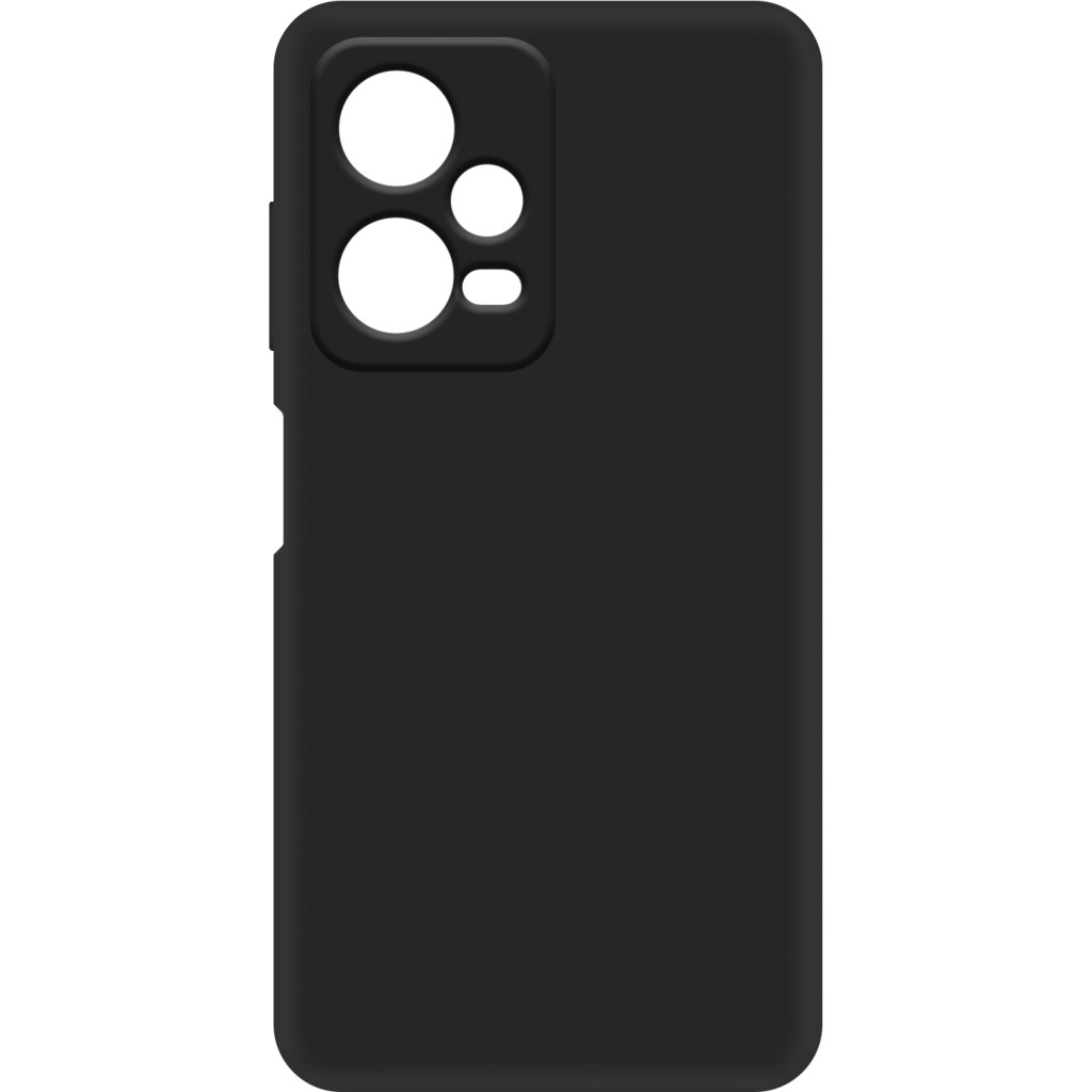 Панель MAKE Xiaomi Redmi Note 12 Pro 5G Silicone Black (MCL-XRN12P5GBK)