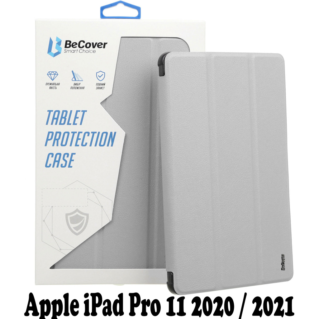 Обкладинка BeCover Magnetic Apple iPad Pro 11 2020/21/22 Gray (707545)
