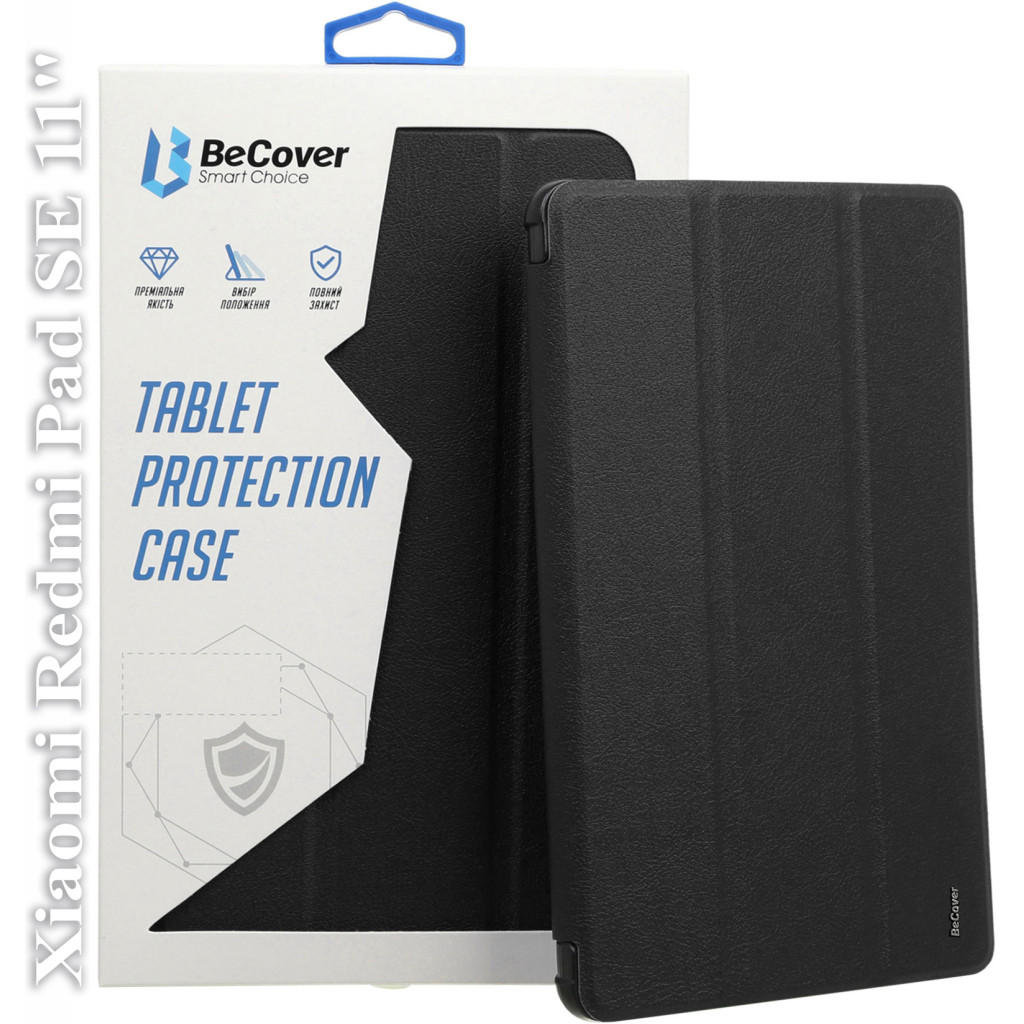 Обложка BeCover Smart Case Xiaomi Redmi Pad SE11" Black (709857)