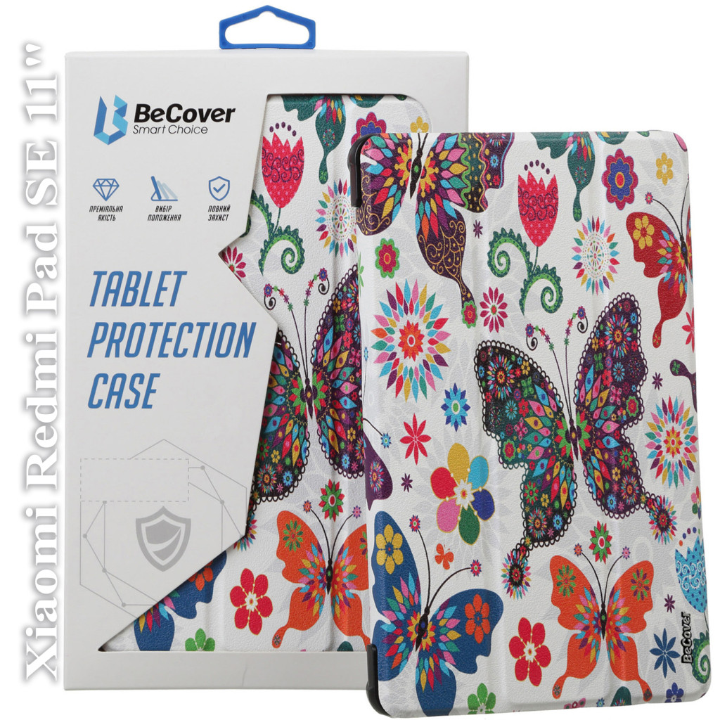 Обложка BeCover Smart Case Xiaomi Redmi Pad SE11" Butterfly (709865)