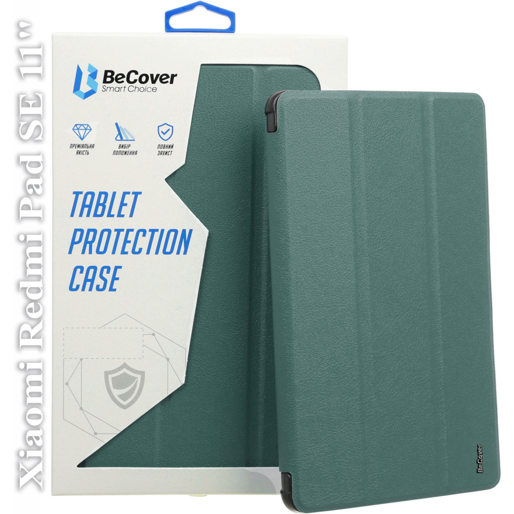 Обложка BeCover Smart Case Xiaomi Redmi Pad SE11" Dark Green (709859)