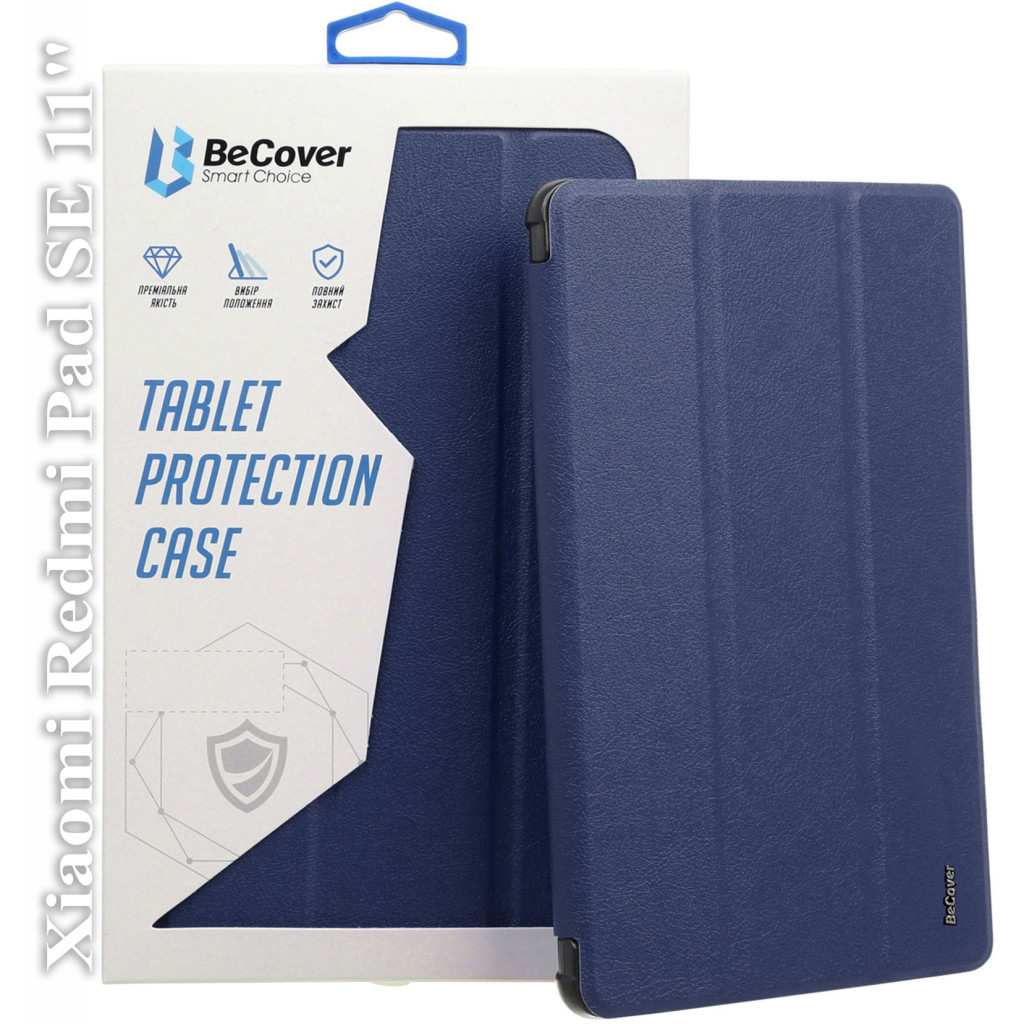 Обложка BeCover Smart Case Xiaomi Redmi Pad SE11" Deep Blue (709858)