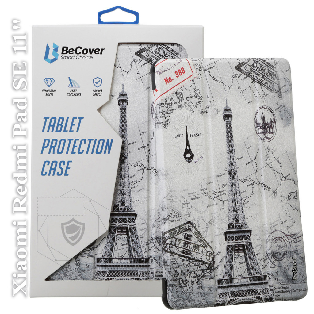 Обкладинка BeCover Smart Case Xiaomi Redmi Pad SE11" Paris (709873)