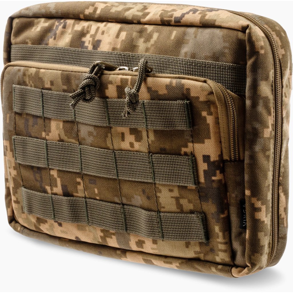 Чехол, сумка для планшетов Vinga Tactical Military universal 10-11" MOLLE, Cordura 1000, pixel (VTB11UTMCP)