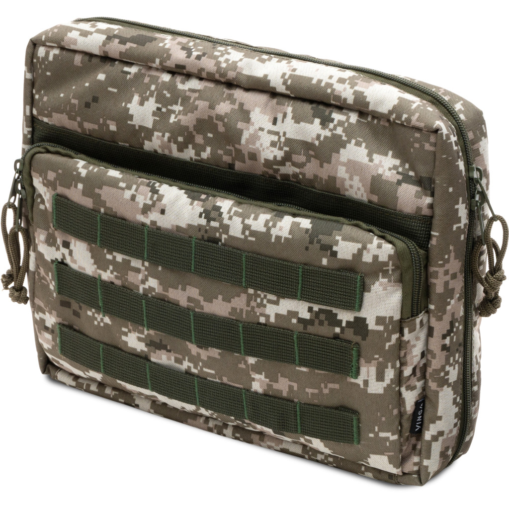 Чехол, сумка для планшетов Vinga Tactical Military universal 12-13" MOLLE, Oxford 600D, pixel (VTB13UTMOP)
