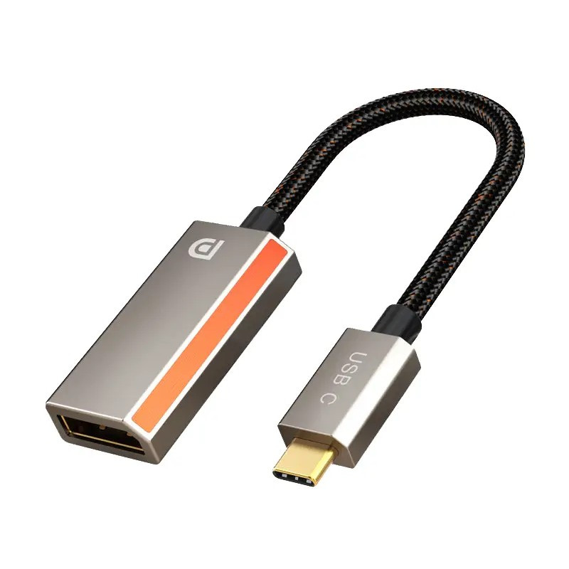 Кабель Сabletime USB-C - DisplayPort (M/F), 0.2m Gray (CP16A)