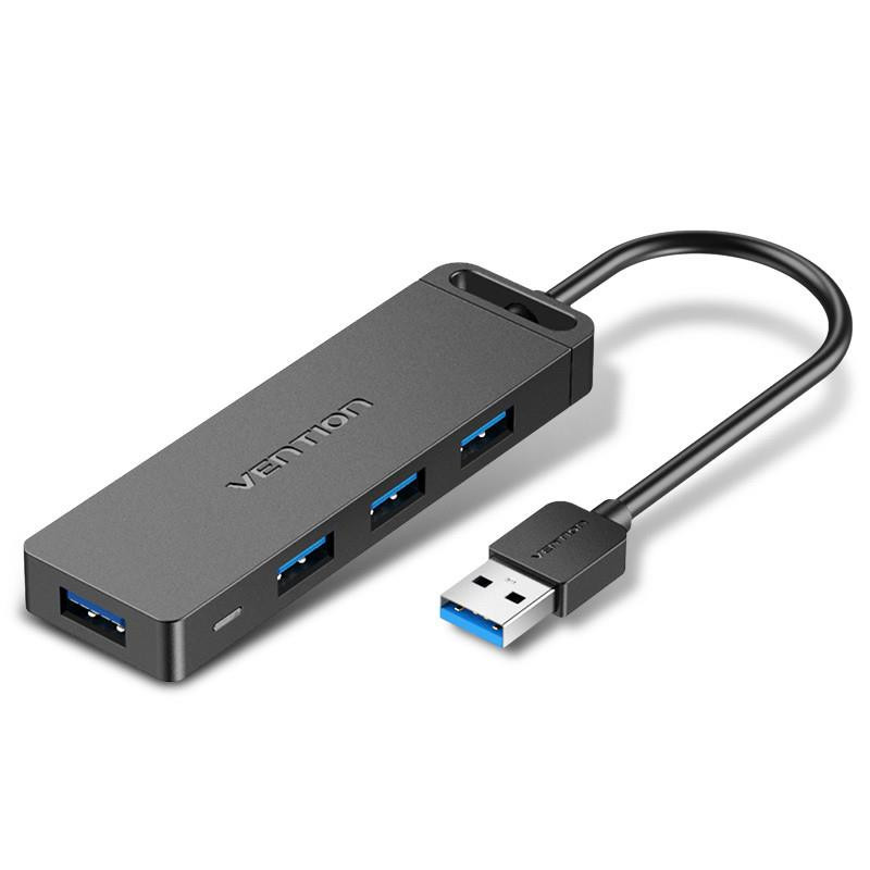 USB Хаб Vention 4-Port micro USB 0.15M Black (CHLBB)