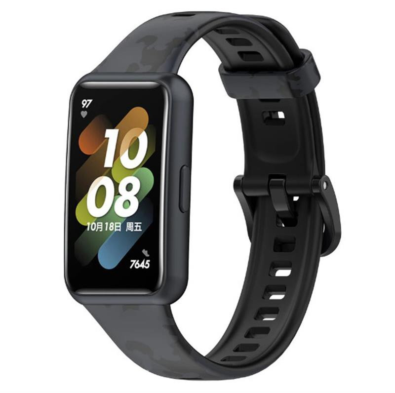 Ремешок BeCover Modern Style for Huawei Band 7/Honor Band 7 Black-Gray (709446)