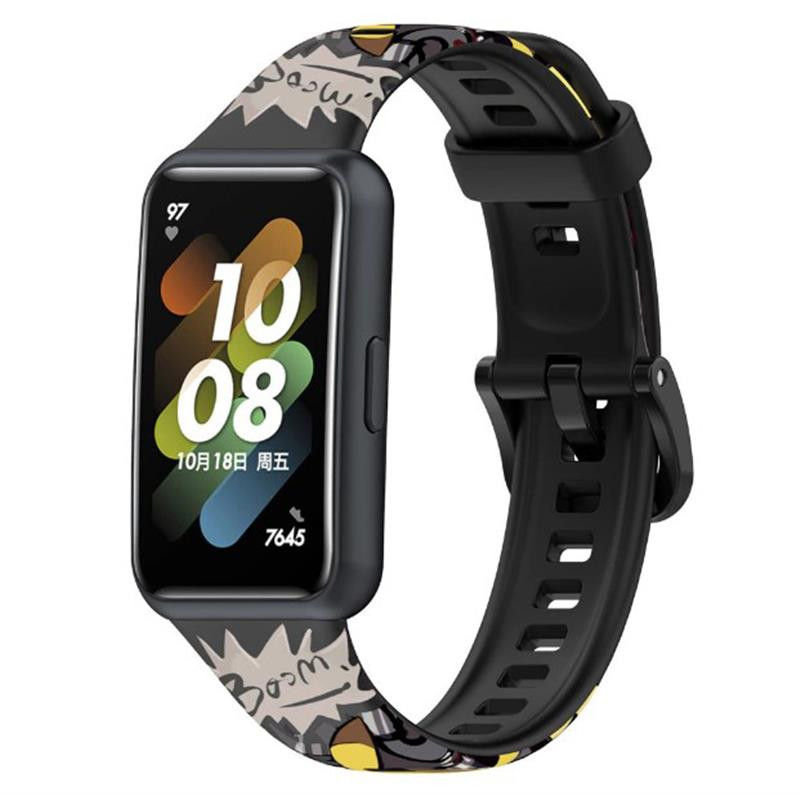 Ремінець BeCover Modern Style for Huawei Band 7/Honor Band 7 Pikachu (709452)