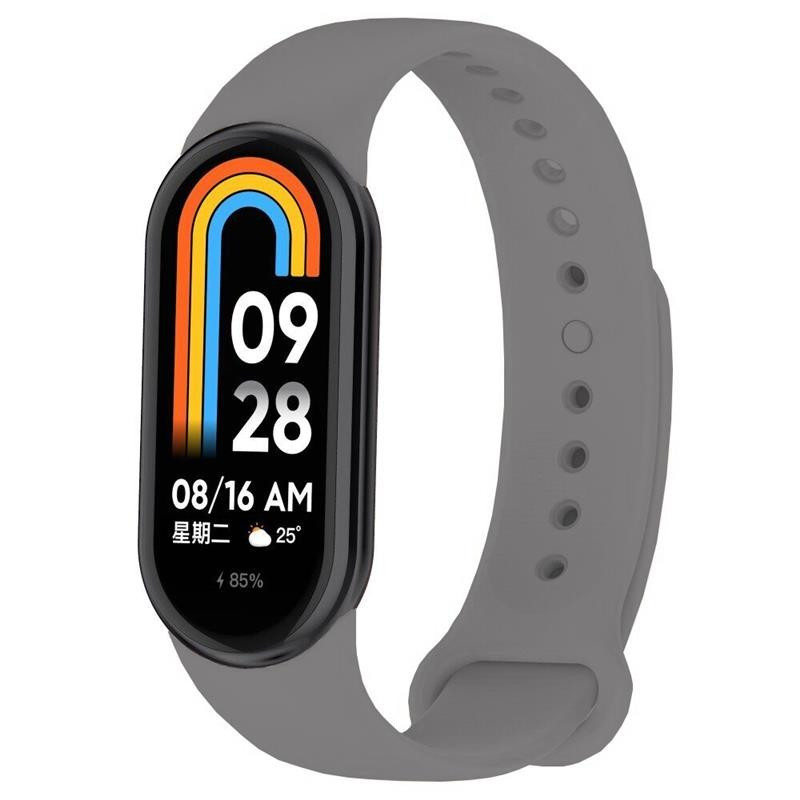 Ремінець BeCover for Xiaomi Mi Smart Band 8 Steel Gray (709397)